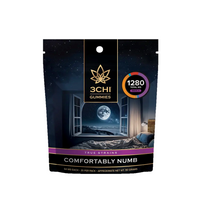 featured image thumbnail for post 3CHI True Strains Gummies – Comfortably Numb 64mg