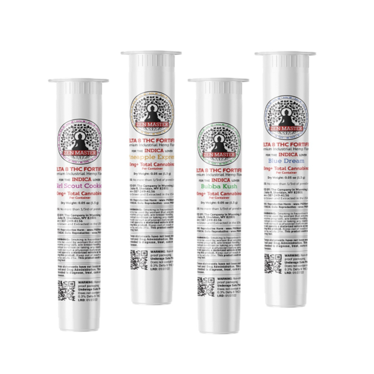 Zen Master - Delta 8 Prerolls - Capital CBD American Shaman