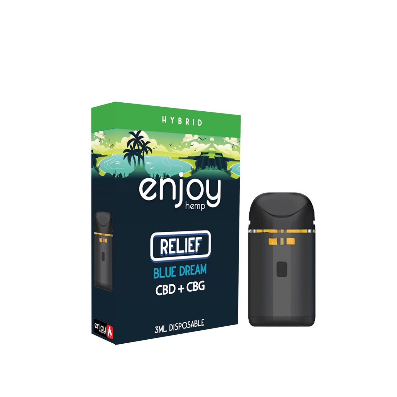 Enjoy Hemp - Blue Dream 3ml CBD Disposable - Capital CBD American