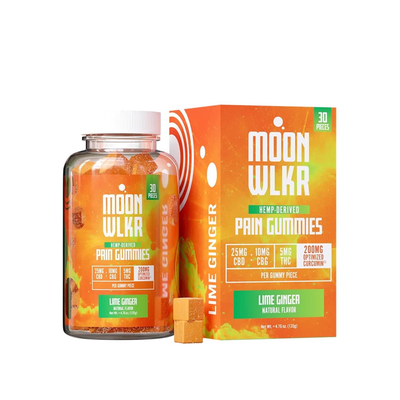 MoonWlkr Pain CBD : CBG : THC Gummies - Capital CBD American Shaman