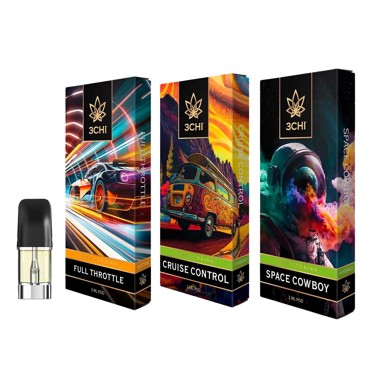 3Chi True Strain Pods