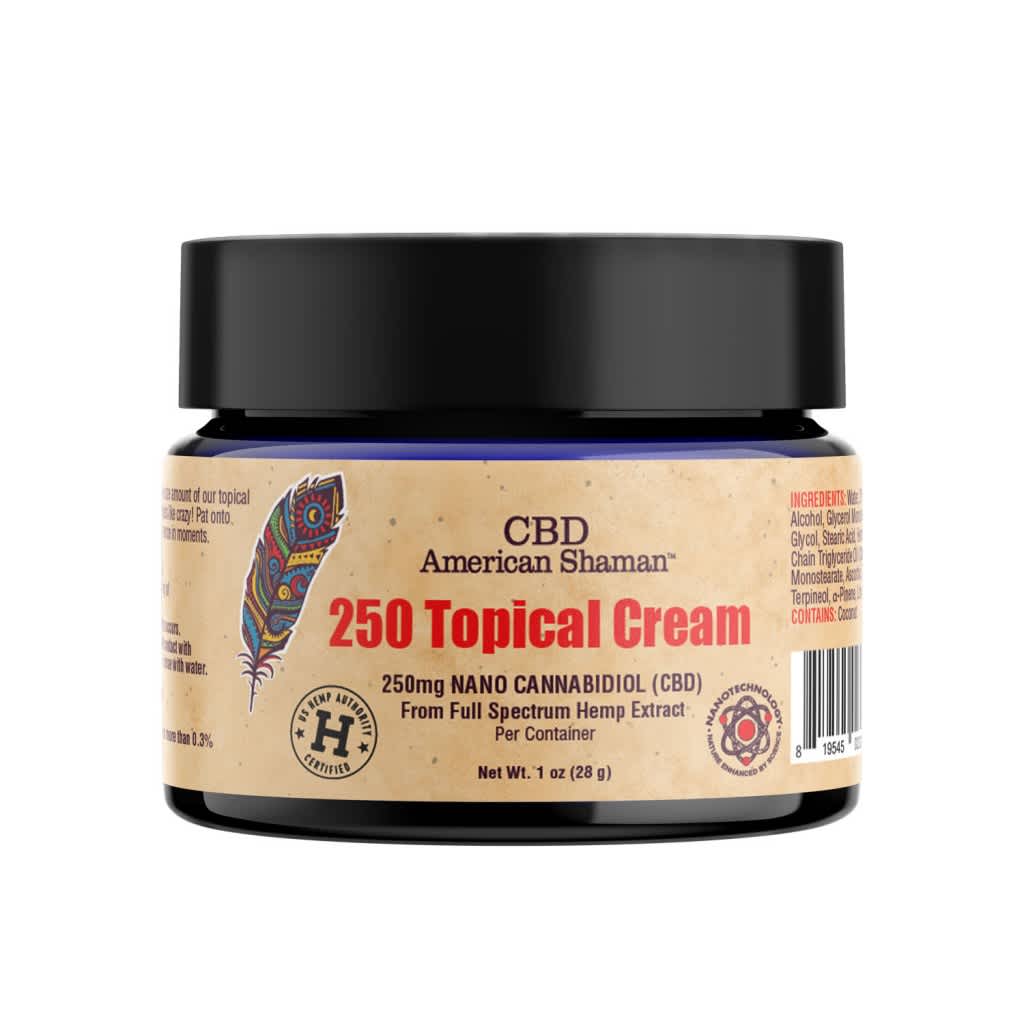 250mg CBD Cream by CBD American Shaman